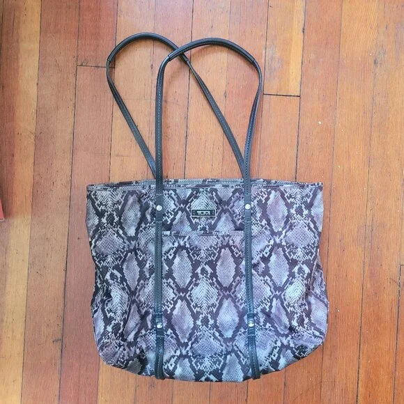Tumi Nylon Python Shoulder Bag - Picture 6 of 12